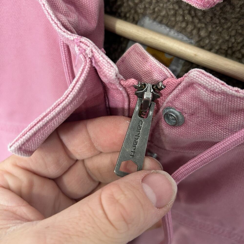 Carhartt Sherpa-Lined Berkley Hooded Vest “Bubblegum Pink” - Picture 6 of 7